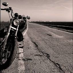 Obraz na płótnie motocykl droga wolność gromadzenie