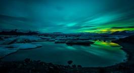 Fotoroleta piękny wyspa krajobraz lód