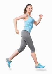 Fotoroleta jogging fitness kobieta zdrowie