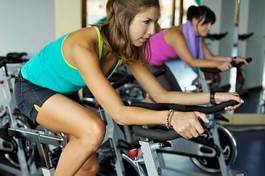 Fotoroleta fitness fitness club kobieta sportowy zdrowie