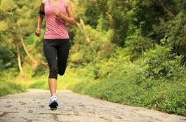 Obraz na płótnie witalność park jogging kobieta