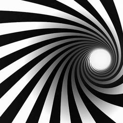 Fotoroleta sztuka tunel spirala tło halucynogen