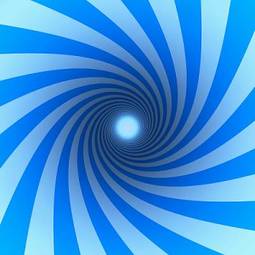 Naklejka sztuka tunel spirala perspektywa