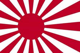 Plakat słońce japonia daleki wschód