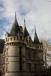 Naklejka zamek architektura francja europa