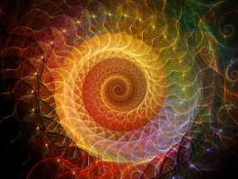Naklejka ruch sztuka spirala mandala