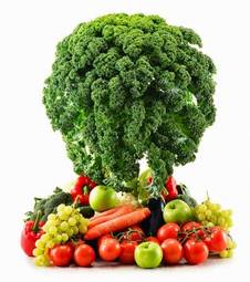 Fotoroleta zdrowy jedzenie warzywo