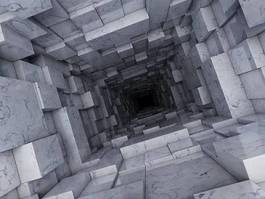 Fotoroleta korytarz 3d tunel