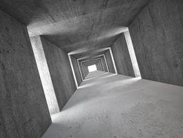 Naklejka wejście łuk 3d korytarz tunel