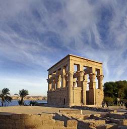 Obraz na płótnie świątynia egipt brzeg architektura