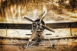 Fotoroleta stary samolot retro