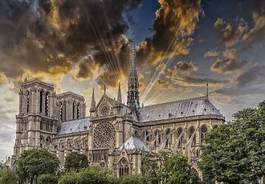 Obraz na płótnie architektura europa katedra notre-dame francja