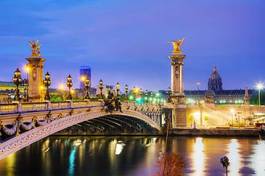 Obraz na płótnie europa most ulica francja