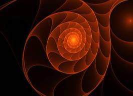 Fotoroleta spirala fraktal sztuka tapeta