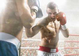 Obraz na płótnie ćwiczenie mężczyzna bokser boks