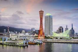 Naklejka azjatycki wieża muzeum japoński śródmieście