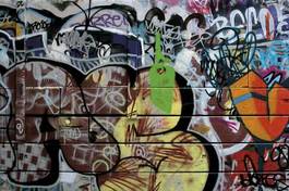 Obraz na płótnie londyńskie miejskie graffiti
