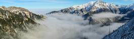 Naklejka góra szczyt europa panorama