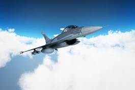 Obraz na płótnie wojskowy samolot niebo armia odrzutowiec