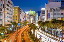 Obraz na płótnie droga samochód japoński japonia ulica
