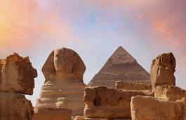 Fotoroleta egipt piramida antyczny kair