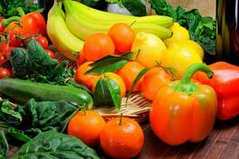 Naklejka warzywo zdrowy owoc