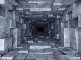 Fototapeta korytarz perspektywa głębia tunel
