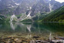 Fototapeta góra natura woda tatry