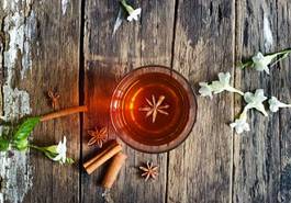 Obraz na płótnie napój zdrowy owoc gwiazda herbata
