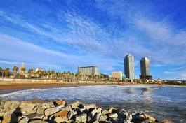 Fototapeta hiszpania miejski nowoczesny morze zatoka