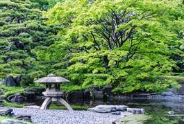 Obraz na płótnie ornament drzewa japonia