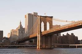 Obraz na płótnie woda most brooklyn nowy jork manhatan