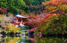 Naklejka azjatycki japonia świątynia