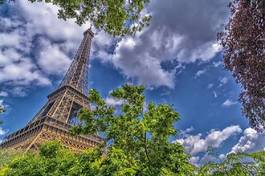 Naklejka francja miejski wieża architektura