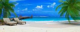 Naklejka plaża karaibska