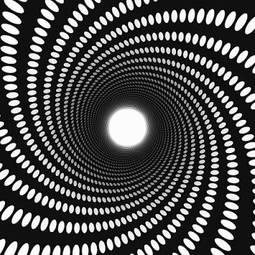 Fototapeta tunel perspektywa sztuka spirala wirowa