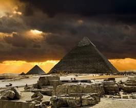 Fotoroleta antyczny architektura afryka egipt góra