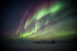 Fototapeta północ skandynawia norwegia alaska gwiazda