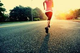 Obraz na płótnie azjatycki zdrowy jogging fitness