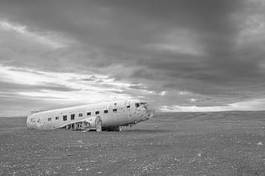 Naklejka samolot lotnictwo vintage pustynia kokpit