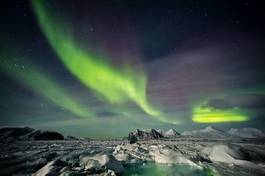 Fotoroleta pejzaż norwegia północ pole niebo