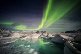Obraz na płótnie islandia pejzaż kanada gwiazda słońce