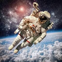 Fotoroleta astronauta w kosmosie