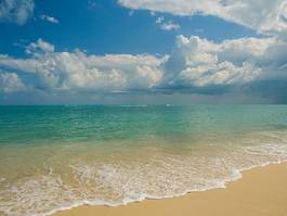 Naklejka raj plaża wyspa woda natura
