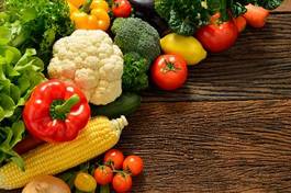 Obraz na płótnie zdrowy dzwon warzywo owoc jedzenie