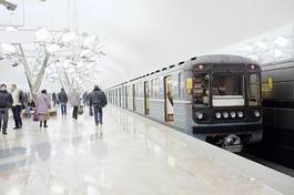 Obraz na płótnie ścieżka architektura metro