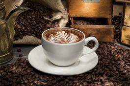 Fotoroleta cappucino barista kawiarnia kawa