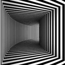 Obraz na płótnie korytarz tunel perspektywa 3d wzór