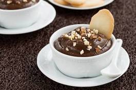 Fototapeta jedzenie deser filiżanka czekolada zdrowy