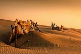 Fototapeta wydma niebo pustynia bezdroża pejzaż